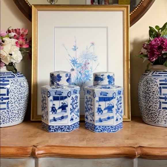 Beautiful pair of Asian Ginger Jars - Picture 3 of 10